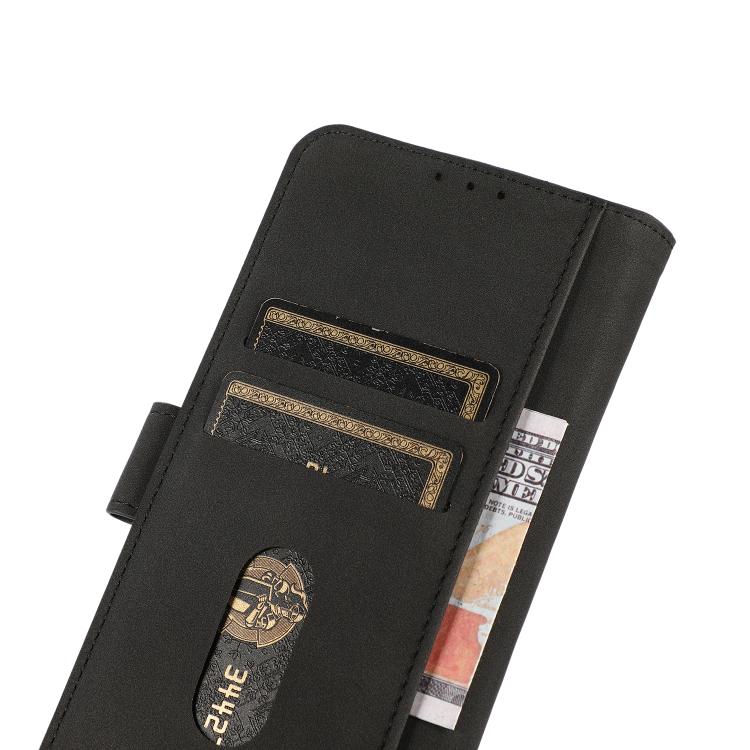 For iPhone 17 Pro Max KHAZNEH Matte Texture Leather Phone Case(Black) - free shipping - PMc TechLife - Order now!