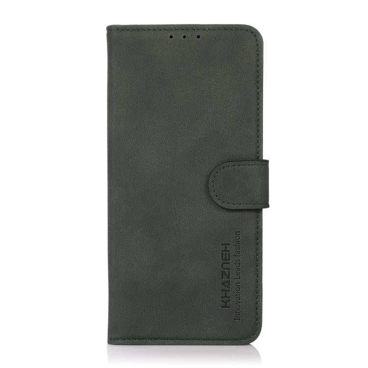 For iPhone 17 Pro Max KHAZNEH Matte Texture Leather Phone Case(Green) - free shipping - PMc TechLife - Order now!