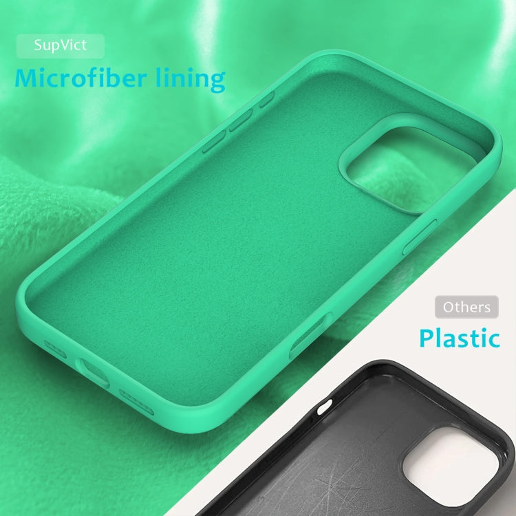 For iPhone 16 Pro Max Solid Color Silicone Phone Case(Green) - More iPhone Cases by PMC Jewellery | Online Shopping South Africa | PMC Jewellery | Buy Now Pay Later Mobicred