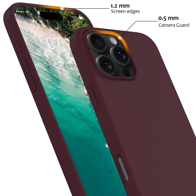 For iPhone 16 Pro Max Shockproof Silicone Magsafe Phone Case(Plum Color) - free shipping - PMC TechLife - Order now!