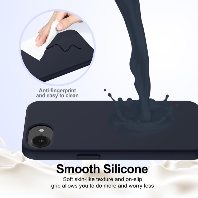 For iPhone 16e Shockproof Silicone Magsafe Phone Case(Navy Blue) - iPhone 16e Cases by PMC TechLife | Online Shopping South Africa | PMC TechLife | Buy Now Pay Later Mobicred
