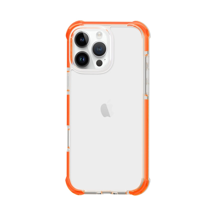 For iPhone 16 Pro Max Four-corner Shockproof TPU + Acrylic Phone Case(Orange) - iPhone 16 Pro Max Cases by PMC Jewellery | Online Shopping South Africa | PMC Jewellery | Buy Now Pay Later Mobicred