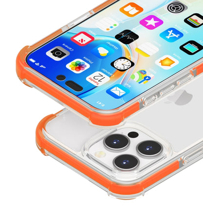 For iPhone 16 Pro Max Four-corner Shockproof TPU + Acrylic Phone Case(Orange) - iPhone 16 Pro Max Cases by PMC Jewellery | Online Shopping South Africa | PMC Jewellery | Buy Now Pay Later Mobicred