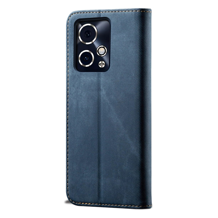 For Honor 90 GT Denim Texture Flip Leather Phone Case(Blue) - Honor Cases by PMC TechLife | Online Shopping South Africa | PMC TechLife | Buy Now Pay Later Mobicred