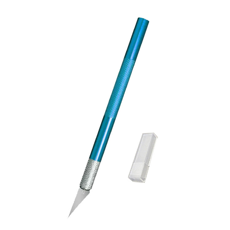 6 in 1 Aluminum Alloy DIY Carving Tool Handmade Pen Knife(Blue) - Burin &Cutting Knife by PMC TechLife | Online Shopping South Africa | PMC TechLife