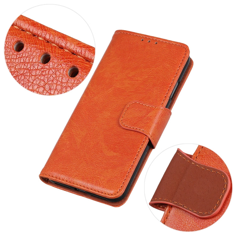 For OnePlus Nord 4E Global Nappa Texture Leather Phone Case(Orange) - OnePlus Cases by PMC Jewellery | Online Shopping South Africa | PMC Jewellery | Buy Now Pay Later Mobicred