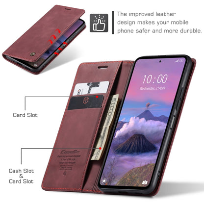 For Xiaomi Redmi 12 4G / 12 5G／Note 12R CaseMe 013 Multifunctional Horizontal Flip Leather Phone Case(Wine Red) - Xiaomi Cases by CaseMe | Online Shopping South Africa | PMC Jewellery | Buy Now Pay Later Mobicred