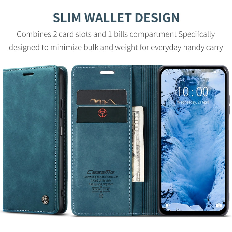 For Xiaomi Redmi Note 13 5G CaseMe 013 Multifunctional Horizontal Flip Leather Phone Case(Blue) - Xiaomi Cases by CaseMe | Online Shopping South Africa | PMC Jewellery | Buy Now Pay Later Mobicred