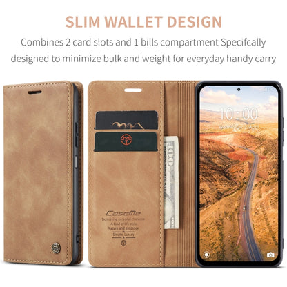 For Xiaomi Redmi Note 13 5G CaseMe 013 Multifunctional Horizontal Flip Leather Phone Case(Brown) - Xiaomi Cases by CaseMe | Online Shopping South Africa | PMC Jewellery | Buy Now Pay Later Mobicred