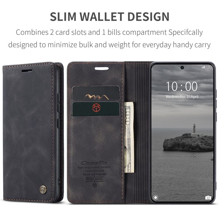 For Xiaomi Poco X6 Pro CaseMe 013 Multifunctional Horizontal Flip Leather Phone Case(Black) - Xiaomi Cases by CaseMe | Online Shopping South Africa | PMC Jewellery | Buy Now Pay Later Mobicred