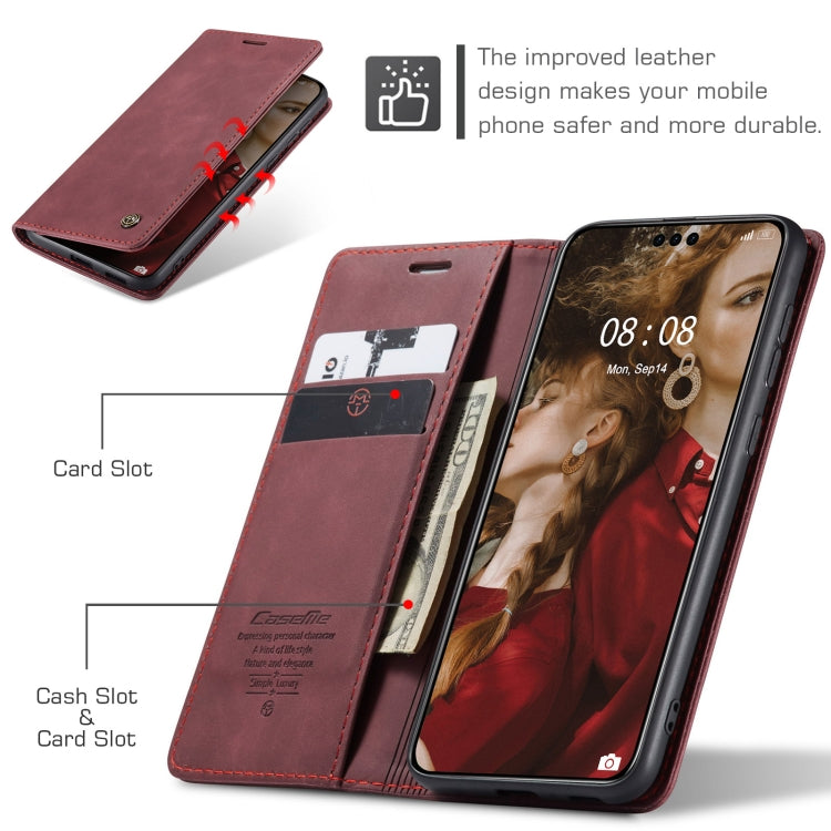 For Huawei Mate 60 Pro / 60 Pro+ CaseMe 013 Multifunctional Horizontal Flip Leather Phone Case(Wine Red) - Huawei Cases by CaseMe | Online Shopping South Africa | PMC Jewellery | Buy Now Pay Later Mobicred