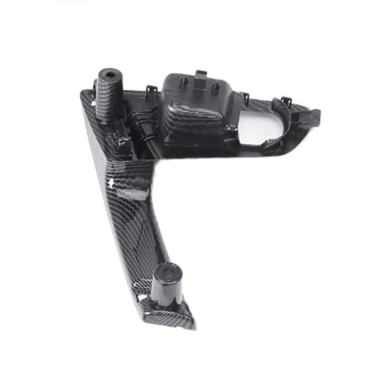 For Nissan Qashqai Left-Drive Car Door Inside Handle Base Bracket, Type:Base Left(Carbon Fiber) - Door Handles by PMC TechLife | Online Shopping South Africa | PMC TechLife | Buy Now Pay Later Mobicred