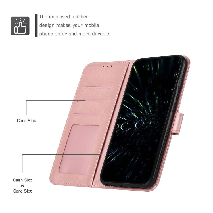 For Xiaomi 14 Ultra Stitching Calf Texture Buckle Leather Phone Case(Rose Gold) - 14 Ultra Cases by PMC Jewellery | Online Shopping South Africa | PMC Jewellery | Buy Now Pay Later Mobicred