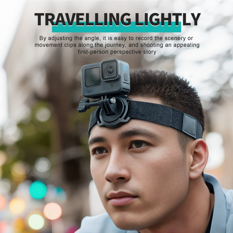 STARTRC Action Camera Magnetic POV View Bracket 2 in 1 Quick Release Headband Wristband - Head Belt by STARTRC | Online Shopping South Africa | PMC Jewellery | Buy Now Pay Later Mobicred
