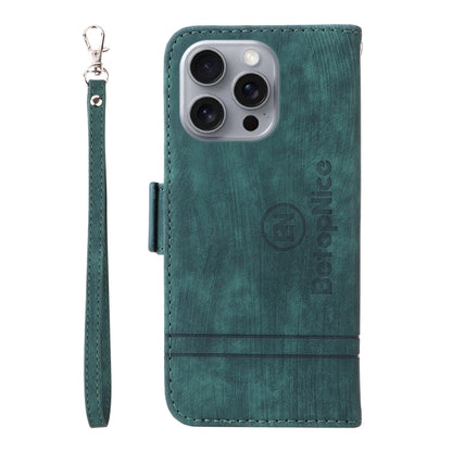 For iPhone 16 Pro Max BETOPNICE Dual-side Buckle Leather Phone Case(Green) - iPhone 16 Pro Max Cases by BETOPNICE | Online Shopping South Africa | PMC Jewellery | Buy Now Pay Later Mobicred