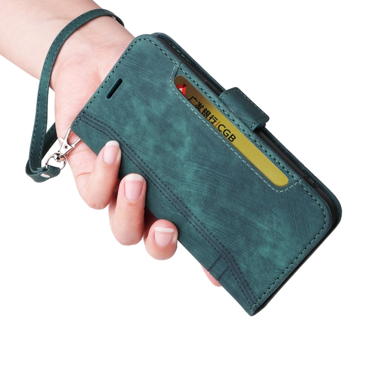 For iPhone 16 Pro BETOPNICE Dual-side Buckle Leather Phone Case(Green) - free shipping - PMC Jewellery - Order now!
