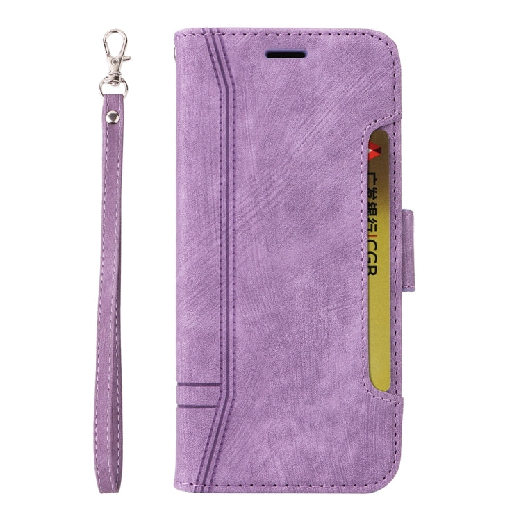 For iPhone 16 BETOPNICE Dual-side Buckle Leather Phone Case(Purple) - iPhone 16 Cases by BETOPNICE | Online Shopping South Africa | PMC Jewellery | Buy Now Pay Later Mobicred