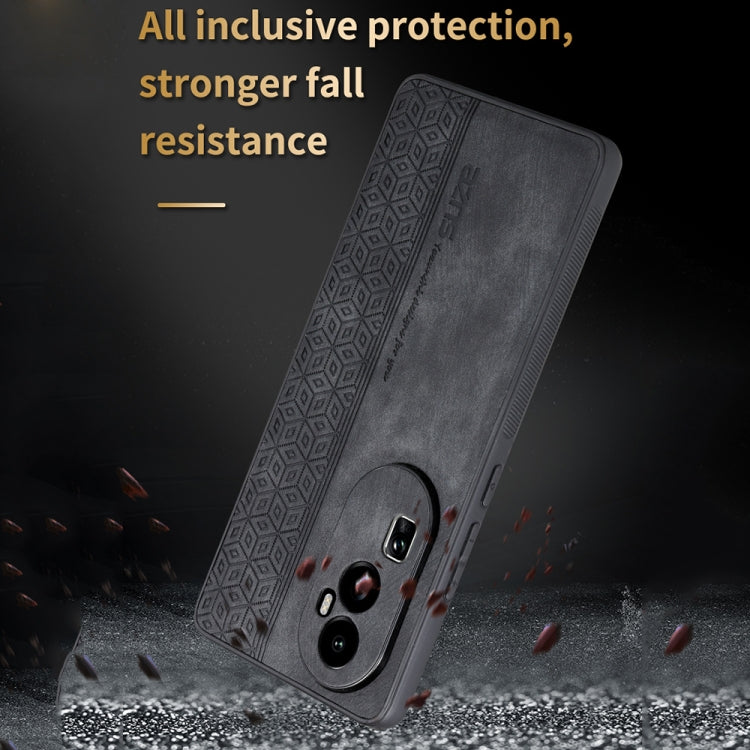 For OPPO Reno10 Pro+ AZNS 3D Embossed Skin Feel Phone Case(Black) - OPPO Cases by AZNS | Online Shopping South Africa | PMC TechLife
