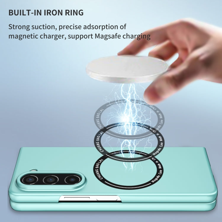 For Samsung Galaxy Z Fold5 Magsafe Magnetic Folding PC Phone Case(Light Blue) - Galaxy Z Fold5 Cases by PMC TechLife | Online Shopping South Africa | PMC TechLife