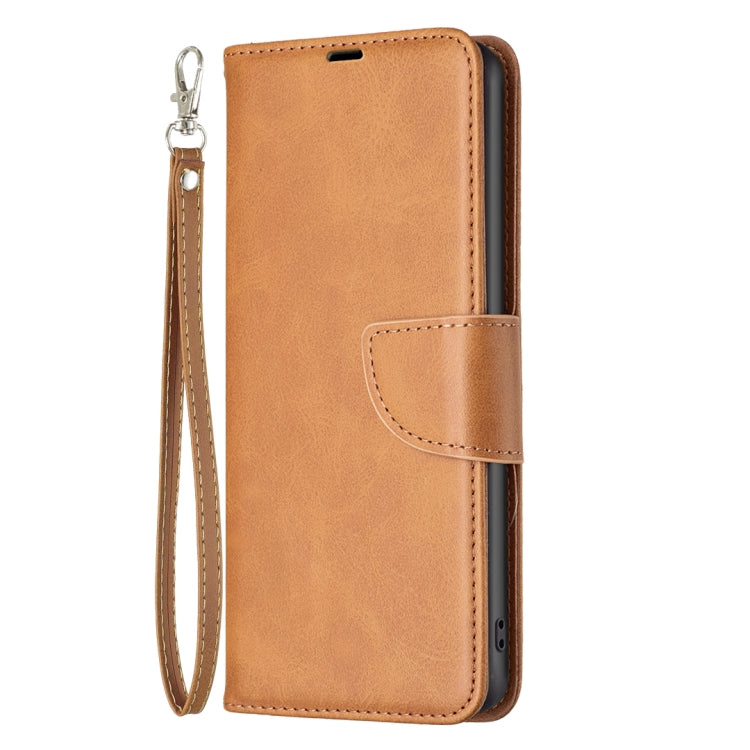For iPhone 16 Lambskin Texture Pure Color Flip Leather Phone Case(Yellow) - iPhone 16 Cases by PMC TechLife | Online Shopping South Africa | PMC TechLife | Buy Now Pay Later Mobicred