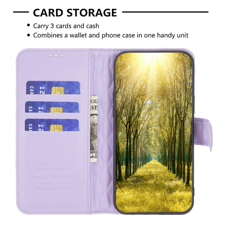 For iPhone 16 Diamond Lattice Wallet Flip Leather Phone Case(Purple) - iPhone 16 Cases by PMC TechLife | Online Shopping South Africa | PMC TechLife | Buy Now Pay Later Mobicred