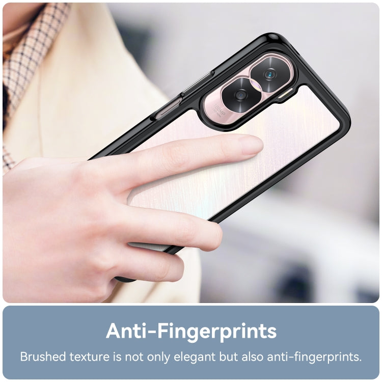 For Nothing Phone 2 Colorful Series Acrylic + TPU Phone Case(Black) - More Brand by PMC TechLife | Online Shopping South Africa | PMC TechLife | Buy Now Pay Later Mobicred