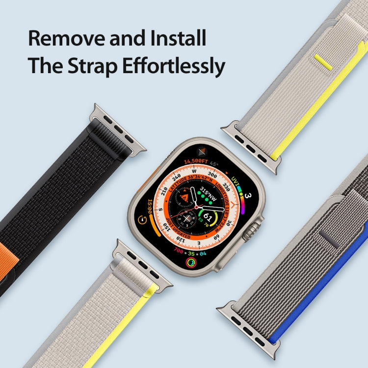 For Apple Watch 38mm DUX DUCIS YJ Series Nylon Watch Band(Blue) - Watch Bands by DUX DUCIS | Online Shopping South Africa | PMC Jewellery | Buy Now Pay Later Mobicred