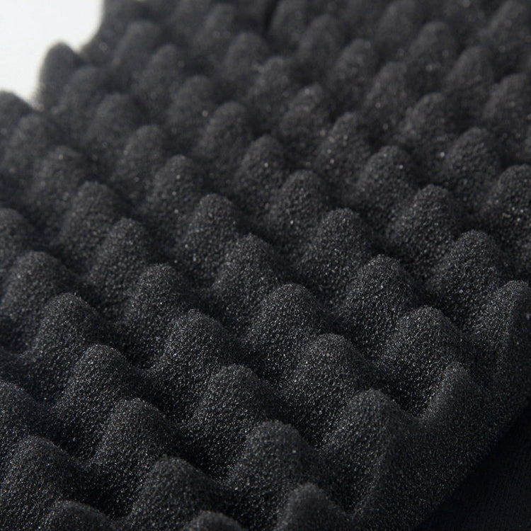 Single Sponge Wipe Black Hair Styling Gloves(Double-Sided) - free shipping - PMC TechLife - Order now!
