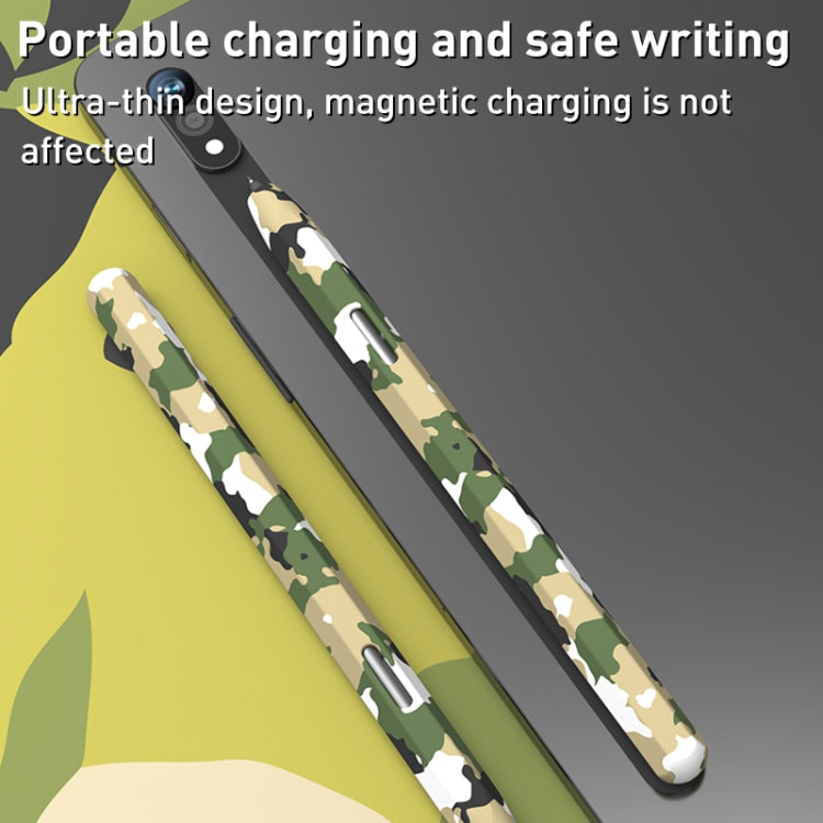 For Samsung Galaxy Tab S6 Lite LOVE MEI Camouflage Silicone Protective Pen Case(Green) - Pencil Accessories by LOVE MEI | Online Shopping South Africa | PMC TechLife | Buy Now Pay Later Mobicred