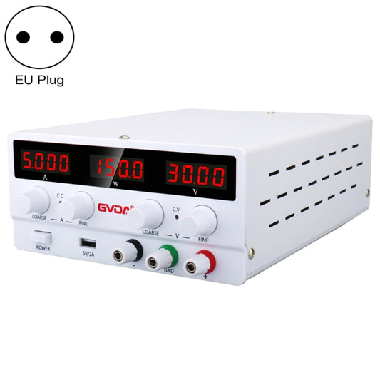 GVDA  SPS-H605 60V-5A Adjustable Voltage Regulator, Specification:EU Plug(White) - Others by GVDA | Online Shopping South Africa | PMC Jewellery | Buy Now Pay Later Mobicred
