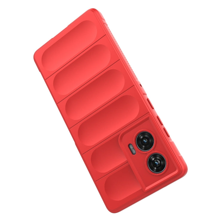 For Motorola Edge 50 Fusion 5G Global Magic Shield TPU + Flannel Phone Case(Grey) - free shipping - PMC TechLife - Order now!