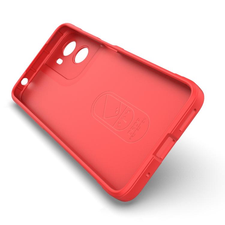 For Motorola Moto G05 4G / E15 Magic Shield TPU + Flannel Phone Case(Black) - free shipping - PMC TechLife - Order now!
