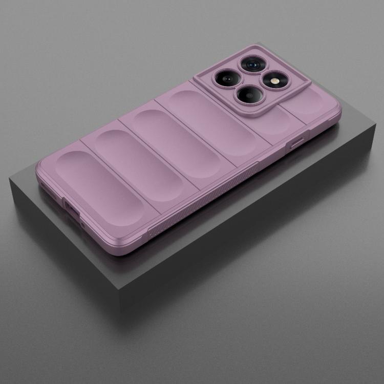 For Motorola Edge 60 Pro 5G Magic Shield TPU + Flannel Phone Case(Purple) - free shipping - PMC TechLife - Order now!
