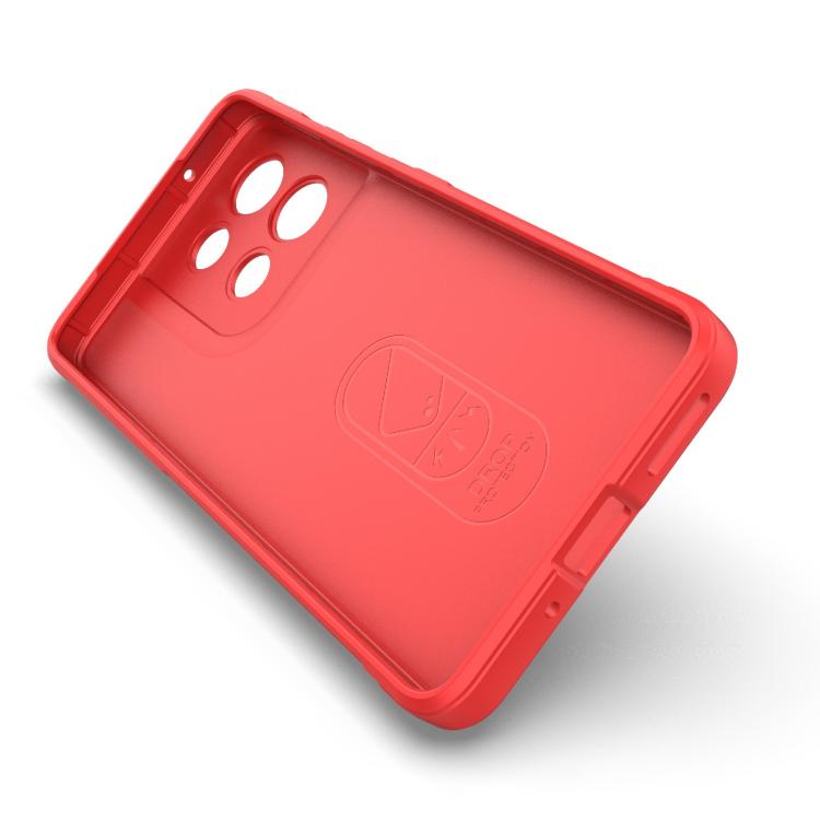 For Motorola Moto G86 5G Magic Shield TPU + Flannel Phone Case(Dark Grey) - free shipping - PMC TechLife - Order now!