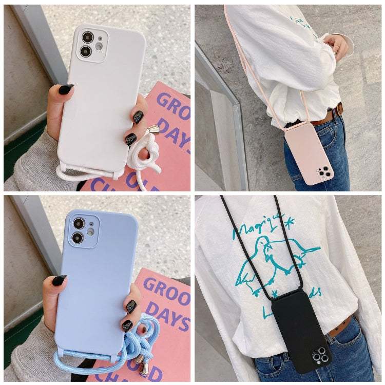 For iPhone 15 Crossbody Lanyard Liquid Silicone Case(Emerald Green) - iPhone 15 Cases by PMC TechLife | Online Shopping South Africa | PMC TechLife