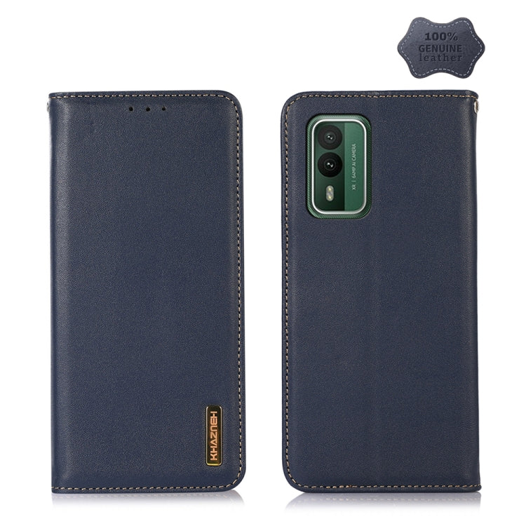 For Nokia XR21 KHAZNEH Nappa Top Layer Cowhide Leather Phone Case(Blue) - Nokia Cases by PMC TechLife | Online Shopping South Africa | PMC TechLife | Buy Now Pay Later Mobicred