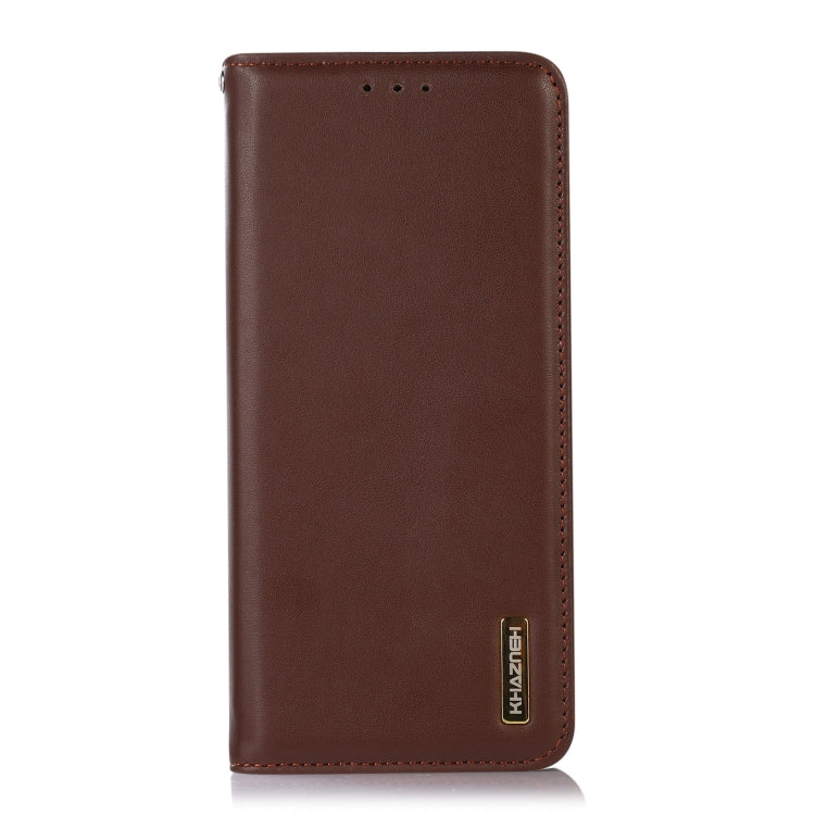 For Nokia XR21 KHAZNEH Nappa Top Layer Cowhide Leather Phone Case(Brown) - Nokia Cases by PMC TechLife | Online Shopping South Africa | PMC TechLife | Buy Now Pay Later Mobicred