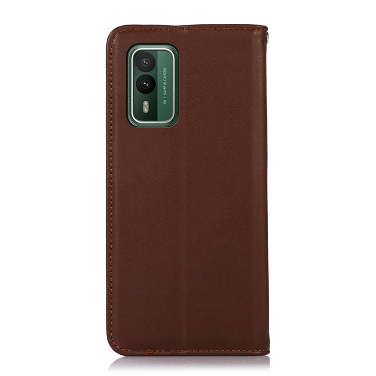 For Nokia XR21 KHAZNEH Nappa Top Layer Cowhide Leather Phone Case(Brown) - Nokia Cases by PMC TechLife | Online Shopping South Africa | PMC TechLife | Buy Now Pay Later Mobicred