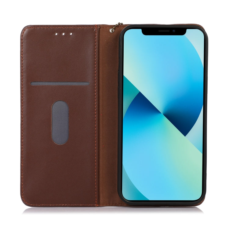 For Nokia XR21 KHAZNEH Nappa Top Layer Cowhide Leather Phone Case(Brown) - Nokia Cases by PMC TechLife | Online Shopping South Africa | PMC TechLife | Buy Now Pay Later Mobicred