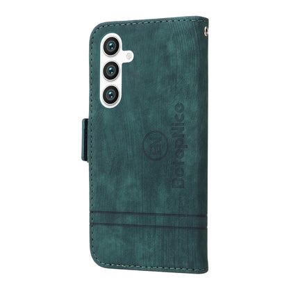 For Samsung Galaxy S24 BETOPNICE Dual-side Buckle Leather Phone Case(Green) - Galaxy Phone Cases by BETOPNICE | Online Shopping South Africa | PMC Jewellery | Buy Now Pay Later Mobicred