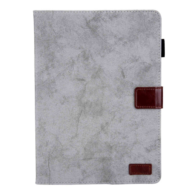 For Amazon Fire Max 11 2023 Cloth Texture Leather Smart Tablet Case(Grey) - Amazon by PMC TechLife | Online Shopping South Africa | PMC TechLife | Buy Now Pay Later Mobicred