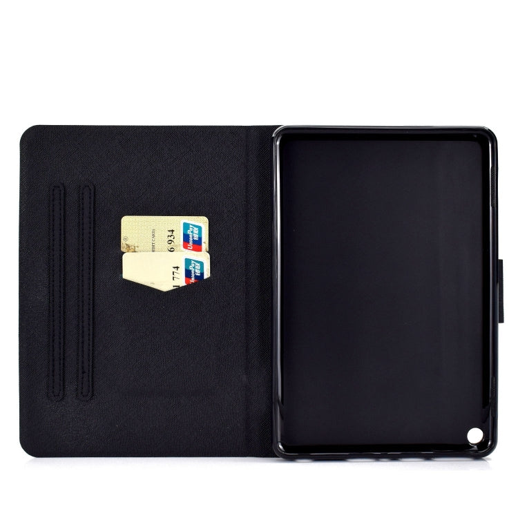 For Amazon Fire Max 11 2023 Colored Drawing Smart Leather Tablet Case(Owl) - Amazon by PMC TechLife | Online Shopping South Africa | PMC TechLife | Buy Now Pay Later Mobicred