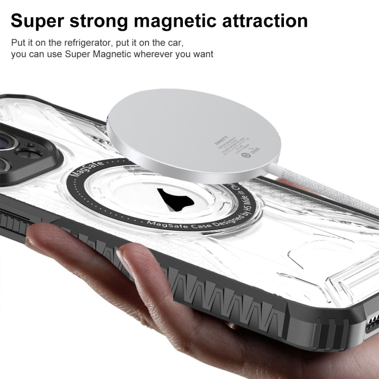 For iPhone 13 CD Texture Magsafe Phone Case(Black) - iPhone 13 Cases by PMC TechLife | Online Shopping South Africa | PMC TechLife | Buy Now Pay Later Mobicred