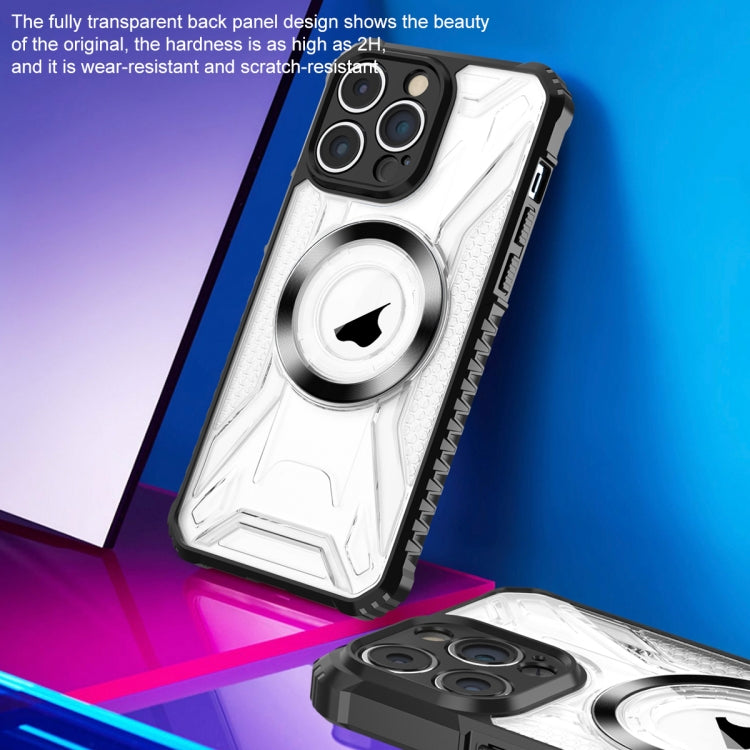 For iPhone 12 CD Texture Magsafe Phone Case(Black) - iPhone 12 / 12 Pro Cases by PMC TechLife | Online Shopping South Africa | PMC TechLife