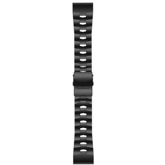 For Garmin Instinct 2 Solar Titanium Alloy Quick Release Watch Band(Black) - Watch Bands by PMC Jewellery | Online Shopping South Africa | PMC Jewellery