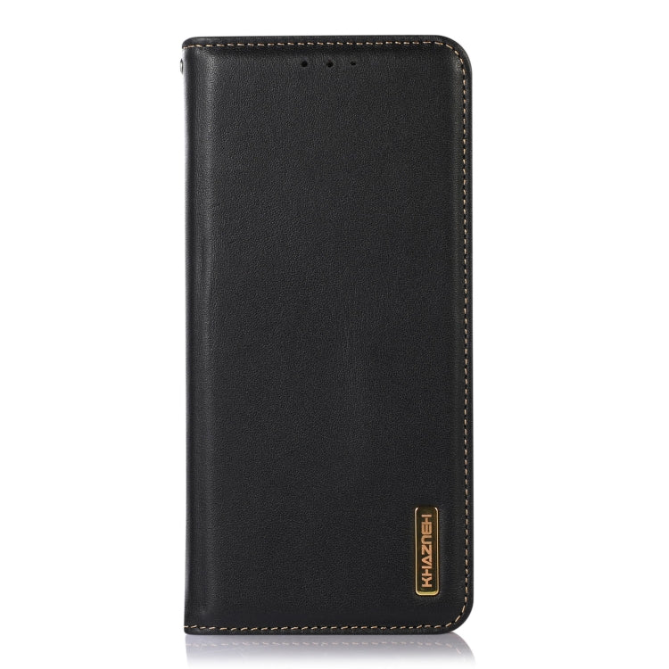 For Huawei Mate 60 KHAZNEH Nappa Top Layer Cowhide Leather Phone Case(Black) - Huawei Cases by PMC TechLife | Online Shopping South Africa | PMC TechLife | Buy Now Pay Later Mobicred