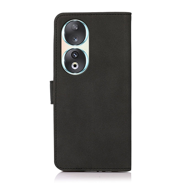 For Honor 90 KHAZNEH Matte Texture Leather Phone Case(Black) - Honor Cases by PMC Jewellery | Online Shopping South Africa | PMC Jewellery | Buy Now Pay Later Mobicred