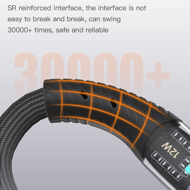 TOTU CB-8-PD 33W USB-C/Type-C to 8 Pin Transparent Braided Data Cable, Length: 1.5m - 2 in 1 Cable by TOTUDESIGN | Online Shopping South Africa | PMC Jewellery | Buy Now Pay Later Mobicred