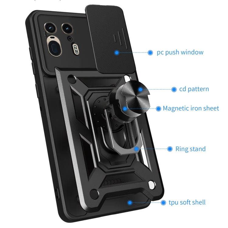 For Motorola Edge 50 Ultra Sliding Camera Cover Design TPU+PC Phone Case(Red) - free shipping - PMC TechLife - Order now!