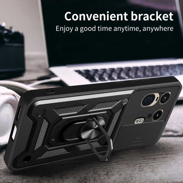 For Motorola Edge 50 Ultra Sliding Camera Cover Design TPU+PC Phone Case(Blue) - free shipping - PMC TechLife - Order now!